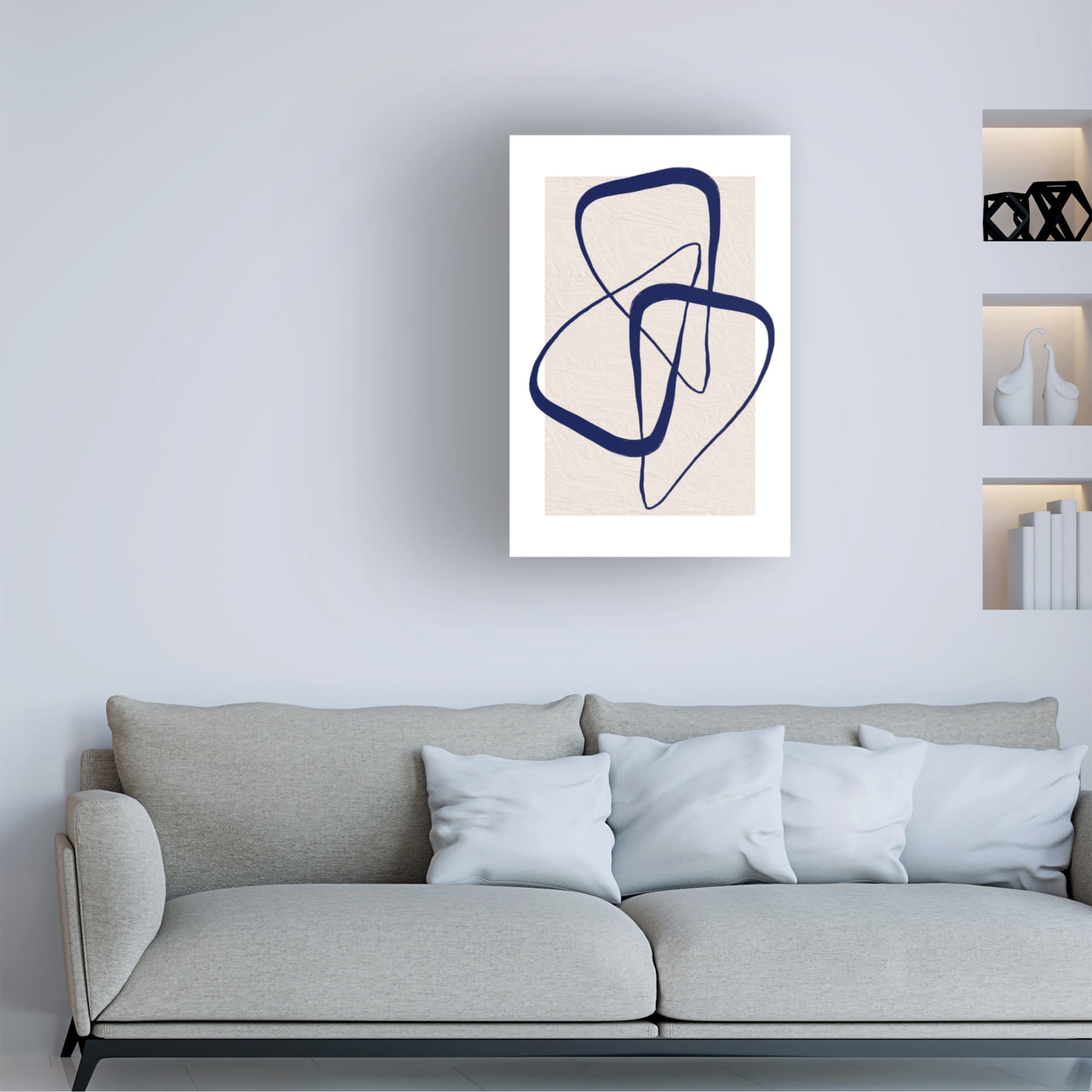 Trademark Fine Art Sally Ann Moss Feeling of Patience 2 Canvas Wall Art