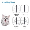 thumbnail image 4 of Puerta Inteligente Para Gatos, Detección Automática Con Cuello Activado, Fácil Instalación, Puerta Para Mascotas Para El Hogar, 4 of 7