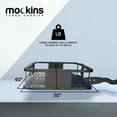 thumbnail image 2 of Mockins 60 x 20 x 6" Rear Hitch Mount Cargo Carrier w/ Bag, Stabilizer, & Straps, 2 of 11