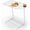 White, variant on Adjustable TV Tray Table - 6 Height & 3 Tilt Angle Settings | Multifunctional Foldable Tray Table for Eating Laptop Dinner or Bed Use | Easy to Assemble & Store | Portable Desk