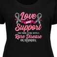 thumbnail image 4 of Inktastic Rare Disease Awareness Support Ribbon Women's Plus Size T-Shirt, 4 of 5
