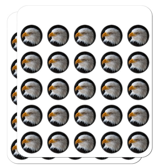 Stoic Bald Eagle Planner Calendar Scrapbooking Crafting Stickers