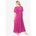 thumbnail image 2 of Only Necessities Plus Size Long Silky Lace-Trim Gown, 2 of 6