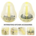 thumbnail image 1 of UPGRATOR Yellow Analog Timer 8x3.1in Plastic Metal With Alarm Bell And 5 Minute Interval Setting 1Pcs, 1 of 7