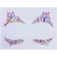 thumbnail image 2 of Joyería luminosa para rostro de sirena, diamantes de imitación para el cuerpo, música luminosa, maquillaje para fiesta de carnaval, pegatina para taladro de ojos, 2 of 2