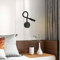 thumbnail image 5 of AOOOWER LED Wall Mount Reading Light Reading Lamp Headboard Light with Adjustable Flexible Gooseneck for Home Bed Bedside Decors, 5 of 14