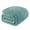 Celadon, variant on Exclusivo Mezcla King Size Jacquard Weave Wave Pattern Flannel Fleece Velvet Plush Bed Blanket as Bedspread/Coverlet/Bed Cover (90" x 104", Celadon)