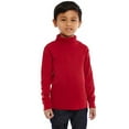 thumbnail image 2 of Leveret Solid Turtleneck 100% Cotton (4 Toddler, Red), 2 of 3