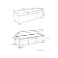 thumbnail image 6 of Brooklyn + Max Lincoln Rectangular Faux Leather Storage Ottoman Bench, 6 of 11