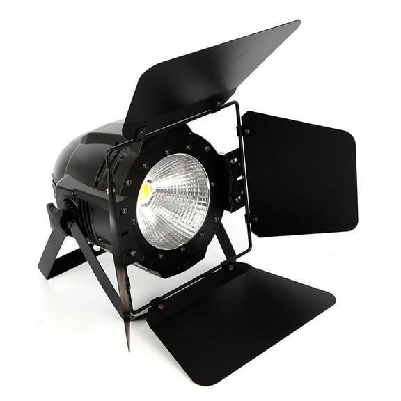 Cob 200W Stage Light,2 in1 LED Stage Par Light Four-Eye DJ Lighting for Club Stage with Panel,6 Dmx Channels,