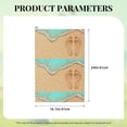 thumbnail image 4 of Easygdp Beach Footprint Golf Towel 24x16in for Men and Women with Carabiner Clip for Easy Attachment, 4 of 8