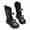 Z3-Black, variant on Shadoumai Girls Snow Boots Winter Warm Non Thick Sole Comfortable Zipper Shoes for Fall and Cold Weather