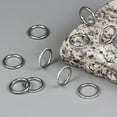 thumbnail image 5 of 5/10 PCS 16G Seamless Septum Nose Piercing Rings Zirconia Segment Tragus Hoop Rings 316 Stainless Steel Helix Ring Stack Clickers Ear Plugs Hangers Women Body Jewelry, 5 of 6