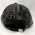 thumbnail image 2 of Walt Disney World 50th Anniversary Logo Black Baseball Cap Hat Faux Leather NEW, 2 of 3