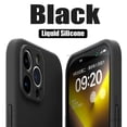 thumbnail image 3 of Funda de silicona líquida original para iPhone 16, 15, 14, 13, 12, 11 Pro Max Plus, suave, flexible, a prueba de golpes, de alta calidad, 3 of 5