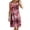 Red, variant on Sleeveless Marine Life Print Beach Sundress - Relaxed Fit Flow Summer Dresses for Women 2025 with Casual Midi Length & Functional Pockets Blue L