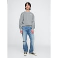 thumbnail image 2 of Sudadera para hombre GAP con logo mini y cuello redondo en gris piloto XL, 2 of 4