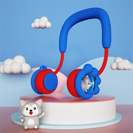 

Floleo Clearance New Small Fan Children鈥榮 Hanging Neck Fans Cute Rechargeable Portable Foldable