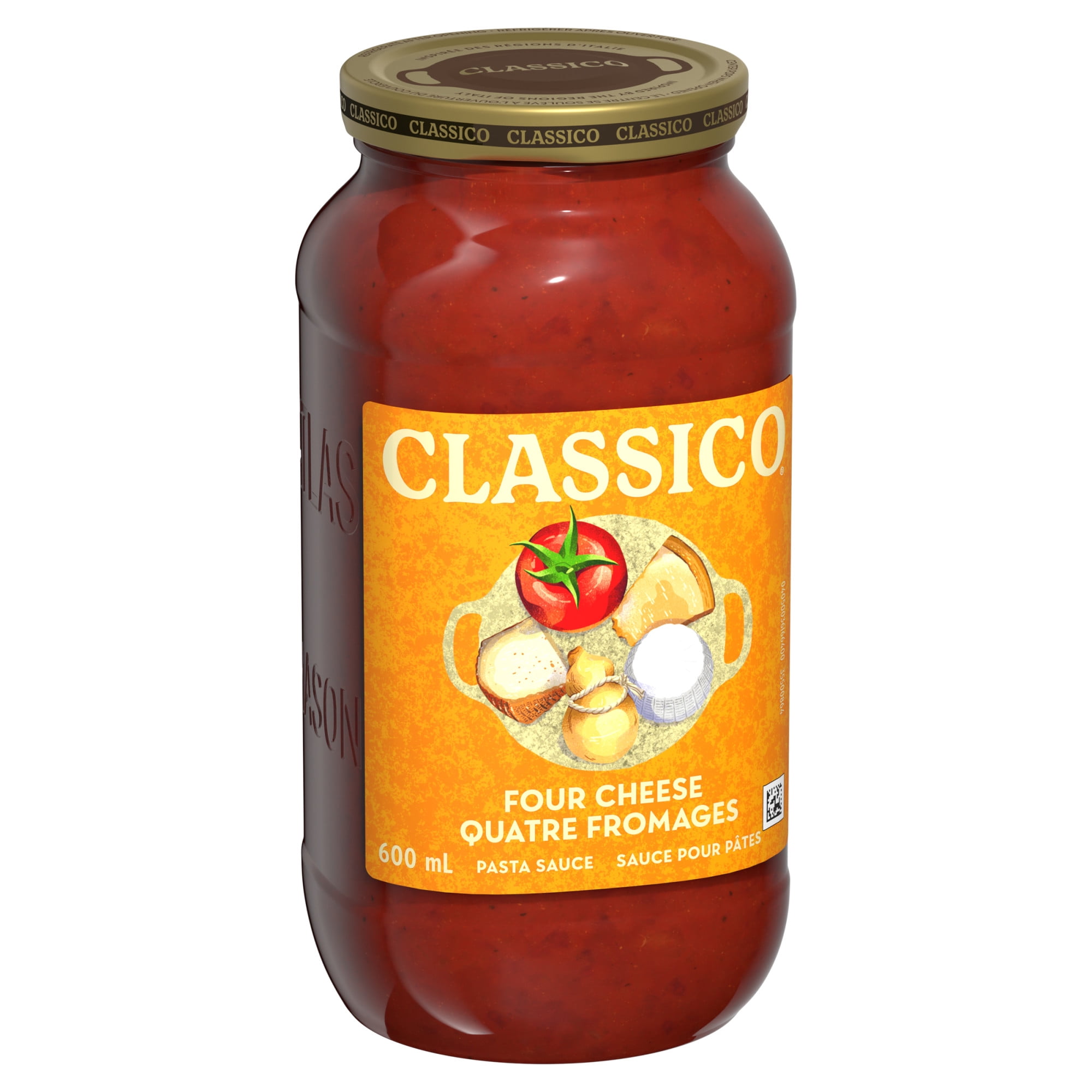 Classico Four Cheese Pasta Sauce, Classico Tomato & Four Cheese 600ML