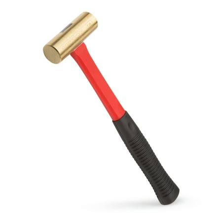 TEKTON 16 oz. Jacketed Fiberglass Brass Hammer | 30903