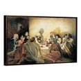 thumbnail image 4 of Cuadro Ultima Cena En Lienzo Canvas Opción De Marco Flotante, 4 of 4