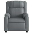 thumbnail image 5 of vidaXL Massage Recliner Chair Grey Faux Leather, 5 of 5