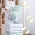 thumbnail image 4 of Visland Vacuum Compression Bag Thickened Material Large Capacity No Pump Needed Compression Transparent with Air Valve Dustproof Moisture-proof House-moving Package Bag, 4 of 8