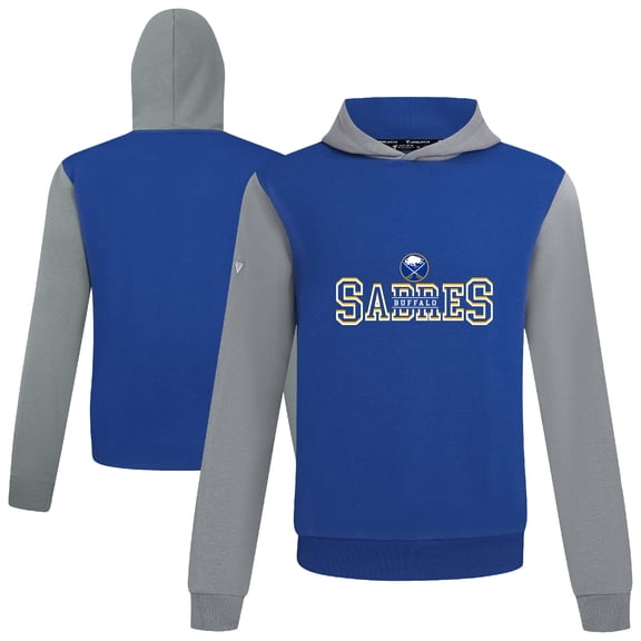 Men's Levelwear Royal/Gray Buffalo Sabres Ultimate Journey Pullover Hoodie