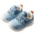 thumbnail image 5 of Staki Toddler Boys Shoes Boys Tennis Shoes Kids Lightweight Breathable Sneakers Running Athletic Shoes for Toddler(Sky Blue,6 Big Kid), 5 of 7