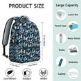 thumbnail image 6 of Cute Lightweight Backpack with Colorful Butterfly and Floral Prints, Durable Small School Bag for Daily Use, 6 of 6