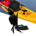 thumbnail image 6 of Canoe Backrest Seat Beach Replacement Rafting Sitting Pad Kayak Seat Cushion Black with Bag, 6 of 8