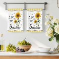 thumbnail image 3 of Sunflowers Kitchen Towels Set of 4, Yellow Floral Botanical Checkered Farmhouse Absorbent Dish Towels for Kitchen, Microfiber Hand Towel, Quick Drying Tea Towel for Cleaning Decorative Dishcloths, 3 of 7