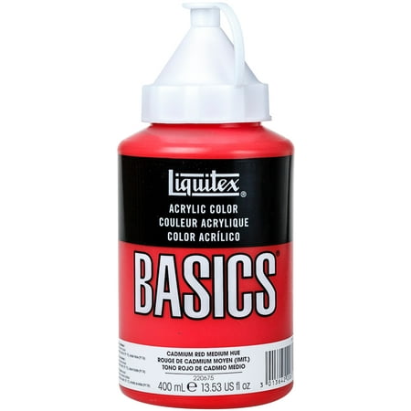 paint liquitex hue cadmium 5oz basics acrylic medium