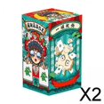 thumbnail image 1 of Juego de Mahjong Hugo 2x Compacto Y Fácil de Transportar 144 Cartas/Juego de Juego de Mes 2 piezas, 1 of 10
