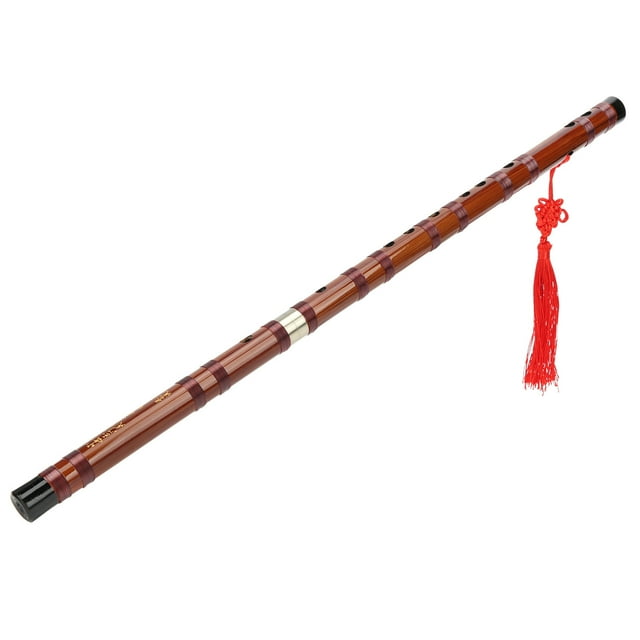Fosa ZD02 D Flûte en Bambou Sèche Instrument de Musique Traditionnel pour Débutants