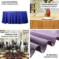 thumbnail image 3 of Efavormart Round Tablecloth, 132 Inch Stain & Wrinkle Resistant Washable Table Cloth, Decorative Polyester Fabric Table Cover for Banquet, Wedding, Dining- Navy Blue, 3 of 9