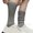 White/Gray, variant on IWRICH Women's Slouch Socks 80s Scrunch Socks Extra Long Slouchy Sock White Soft Comfy Socks White