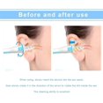 thumbnail image 4 of Q Grips Ear Wax Cleaners - Safe Silicone Ear Wax Remover with 16 Replacement Tips, Soft Ear Cleaner for Adults and Kids, 4 of 5