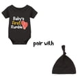 thumbnail image 2 of YSCULBUTOL Baby Twins Bodysuits Baby First Rumble Infant Baby Clothes Unisex Twin Romper Outfits With Hat, 2 of 5