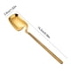 thumbnail image 4 of Cucharas de café Postre de acero inoxidable Chocolate Leche Colgando Cucharillas de mango largo Hogar Restaurante Cuchara Accesorios Oro Inevent HA059627-02, 4 of 7