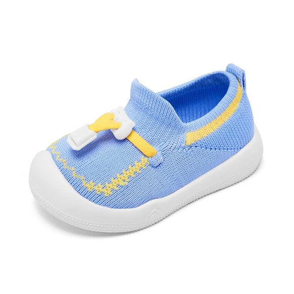 Baby Shoes Non Slip Baby Girl Shoes Slip On Baby Boy Shoes Soft Sole Baby Sneaker Breathable Baby Sock Shoes Infant First Walking Shoes 15 18 Months Navy Blue