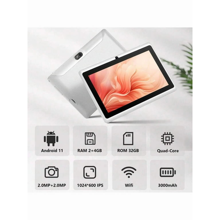 JIKOCXN Tablet 7 Inch Android Tablets, 6(2+4 Expand)32GB+512 SD