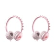 thumbnail image 1 of Matsuzay Auriculares con cable Control de volumen Auriculares para niños con micrófono Diadema ajustable Accesorios para auriculares Niñas Niños Rosa 2piezas, 1 of 6