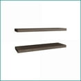 thumbnail image 4 of Floating Shelves Set of 2, Modern Dark Walnut | Engineered Wood | Dark Walnut, 4 of 9