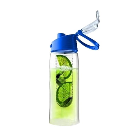 

UDIYO Portable Camping Sports Lemon Juice Fruit Infusing Infuser Water Bottle 800ML