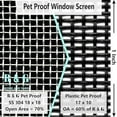 thumbnail image 5 of 48" X 25' Stainless Steel 304 Pet Proof Screen Mesh, Heavy Duty Insect Screen for Window Screen/Door Screen/Patio Screen Replacement - 18 Mesh .009" Diameter Wire, 5 of 10