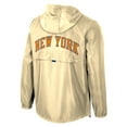 thumbnail image 3 of Unisex Stadium Essentials Tan New York Knicks 2025/26 City Edition Compete Quarter-Zip Hoodie Jacket, 3 of 3