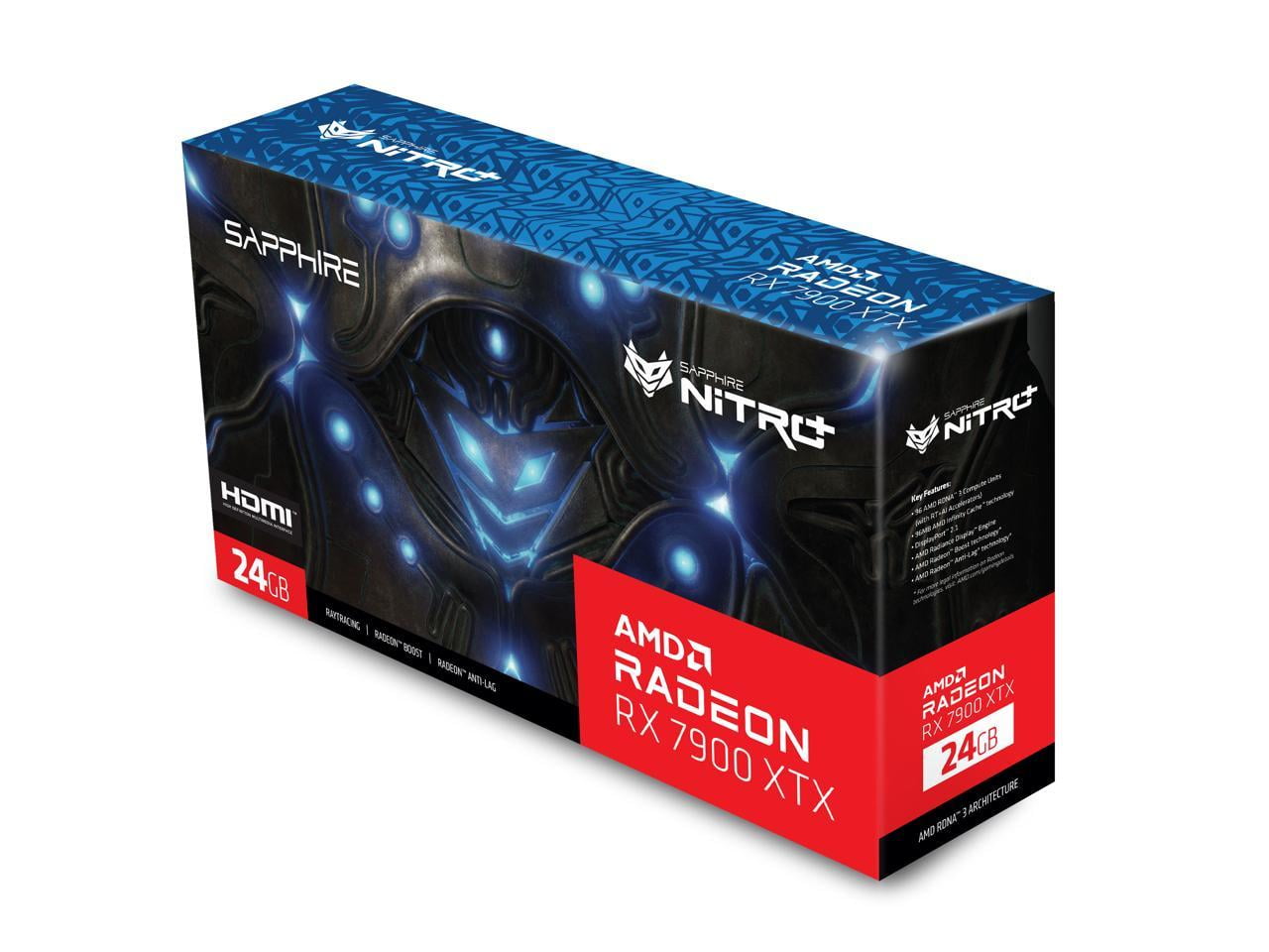 SAPPHIRE NITRO+ Radeon RX 7900 XTX 24GB GDDR6 PCI Express SAPPHIRE NITRO+ Radeon RX 7900 XTX 24GB GDDR6 PCI Express