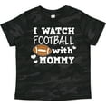 thumbnail image 3 of Inktastic I Watch Football with My Mommy Boys Toddler T-Shirt, 3 of 5