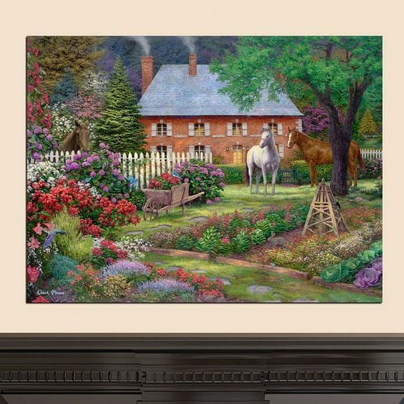 Cortesi Home ''The Sweet Garden'' by Chuck Pinson Painting Print on Wrapped Canvas